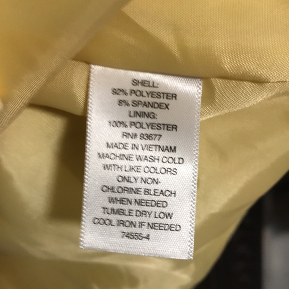 NEW Worthington Double Breasted Blazer, Color: Pale Banana - Picture 6 of 8